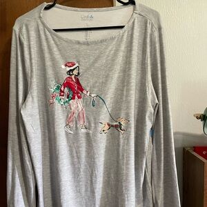 Croft and Barrow pajama top